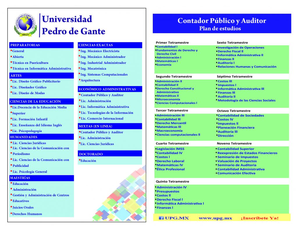 Carreras Actualizacion De Plan De Estudios 2017 Universidad